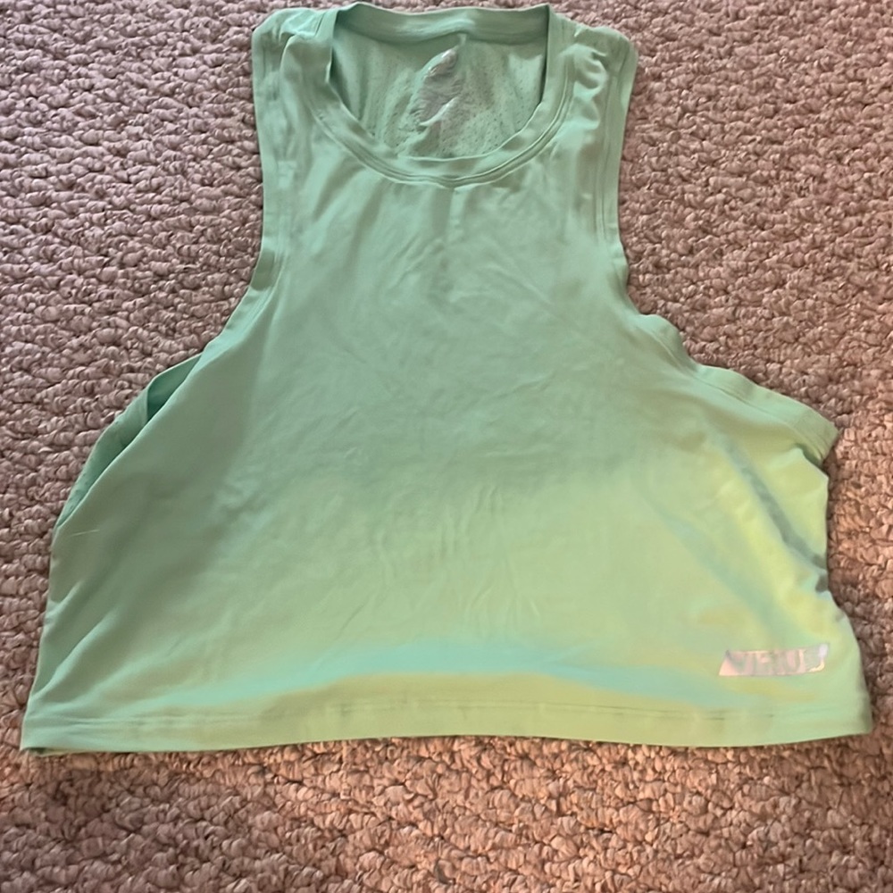 Virus cropped muscle tank